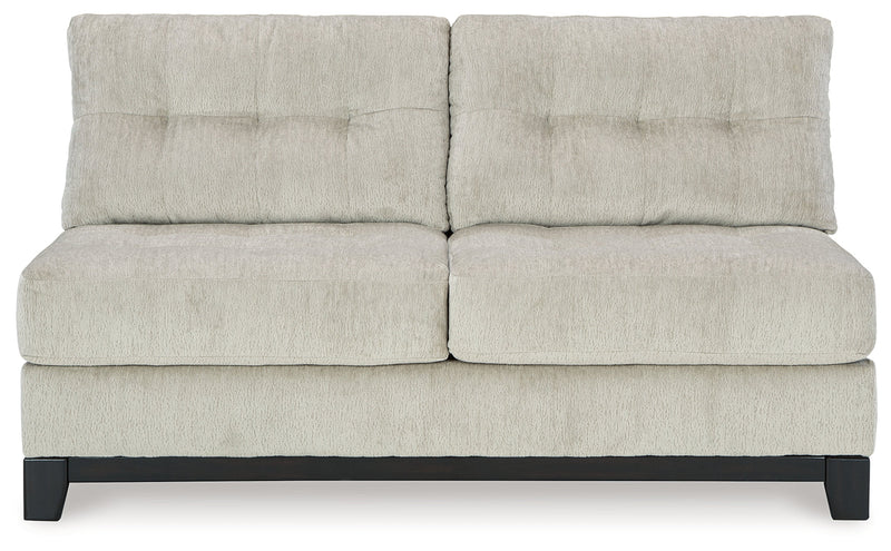 Maxon Place Stone Armless Loveseat - 3300434