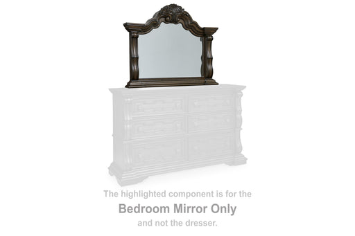 Maylee Dark Brown Bedroom Mirror - B947-36