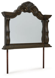 Maylee Dark Brown Bedroom Mirror - B947-36