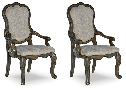 Maylee Dark Brown Dining Chair (Set of 2) - D947-01AX2