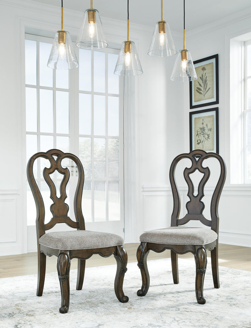 Maylee Dark Brown Dining Chair (Set of 2) - D947-01X2