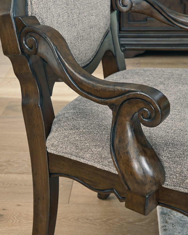 Maylee Dark Brown Dining Table and 10 Chairs - DMV FurnitureDining Room Set
