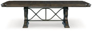 Maylee Dark Brown Dining Table and 6 Chairs - DMV FurnitureDining Room Set