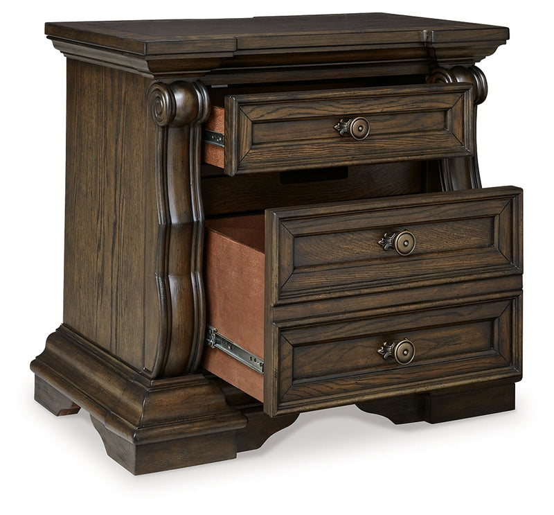 Maylee Dark Brown Nightstand from Ashley - DMV Furniture