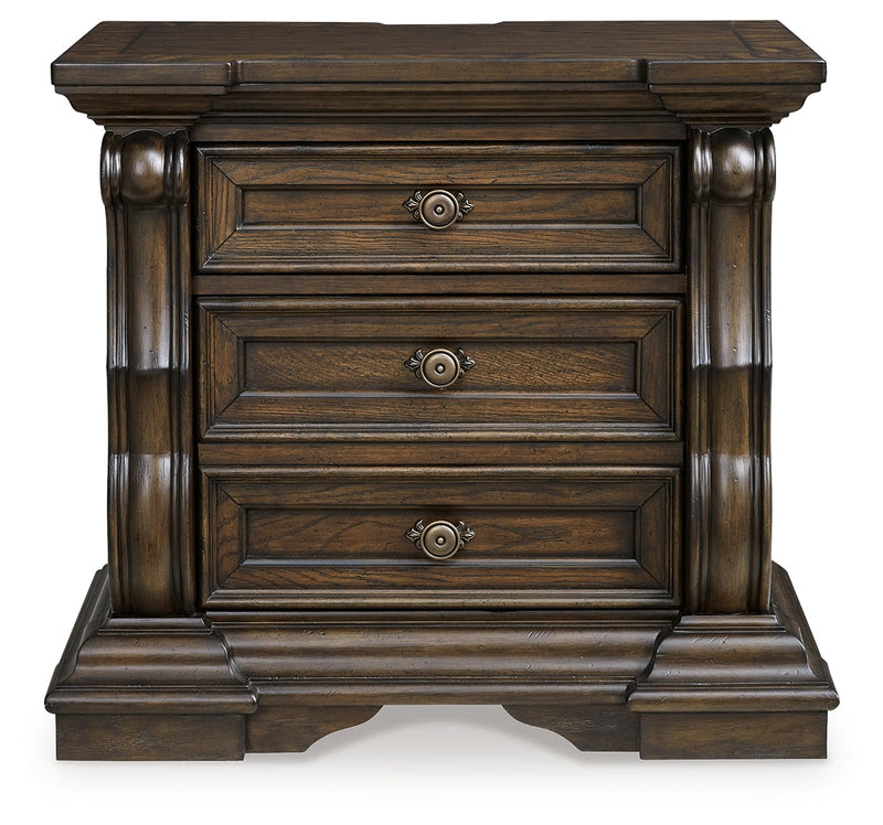 Maylee Dark Brown Nightstand from Ashley - DMV Furniture