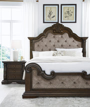Maylee Dark Brown Upholstered Bedroom Set - DMV FurnitureBedroom Set