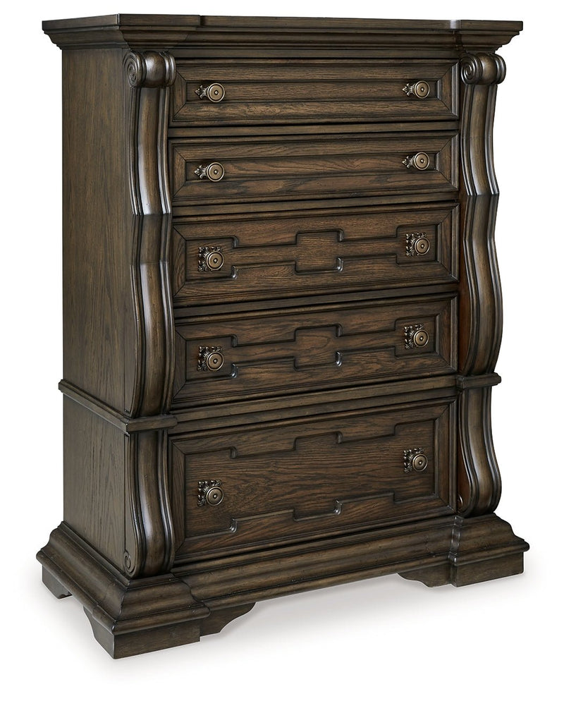Maylee Dark Brown Upholstered Bedroom Set - DMV FurnitureBedroom Set