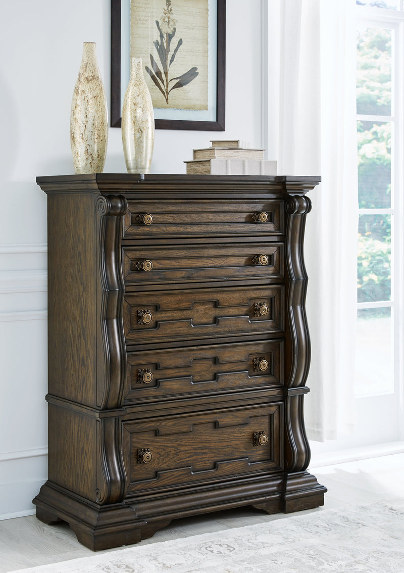 Maylee Dark Brown Upholstered Bedroom Set - DMV FurnitureBedroom Set