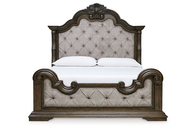 Maylee Dark Brown Upholstered Bedroom Set - DMV FurnitureBedroom Set