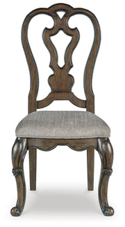Maylee Dining Table and 10 Chairs in Dark Brown - PKG017123
