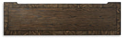 Maylee King Canopy Bed and Dresser in Dark Brown - PKG022426
