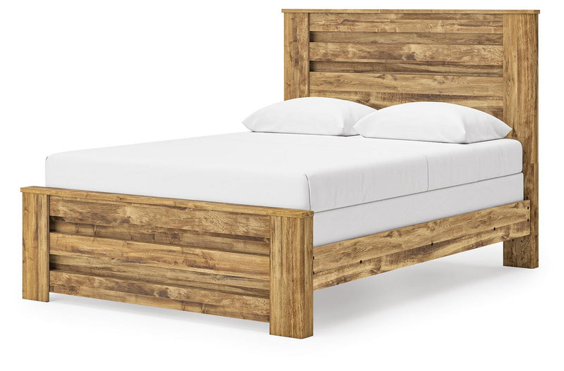 Maystonna Brown Queen Panel Bed - PCB1580B4