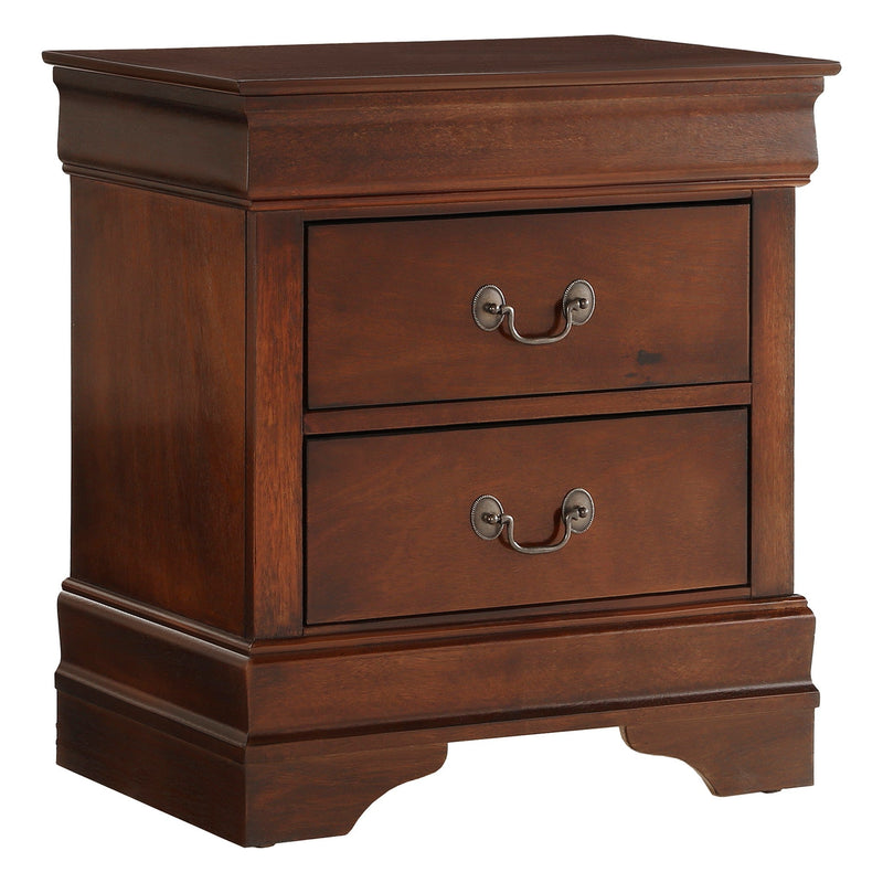 Mayville Brown Cherry Sleigh Bedroom Set - DMV FurnitureBedroom Set