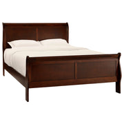 Mayville Brown Cherry Sleigh Bedroom Set - DMV FurnitureBedroom Set