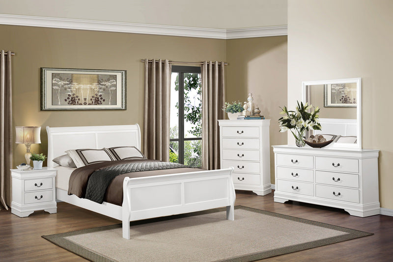 Mayville White Sleigh Bedroom Set - DMV FurnitureBedroom Set
