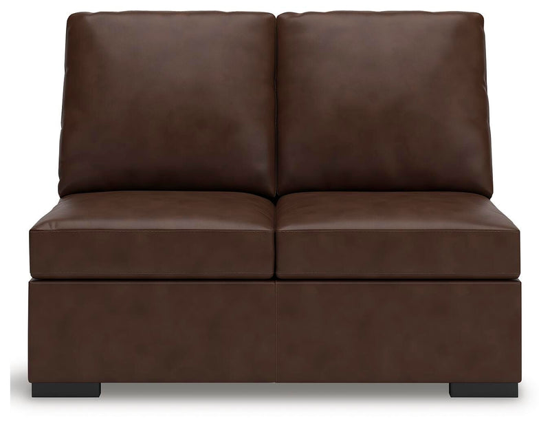 McDowlan Coffee Armless Loveseat - PC4850434