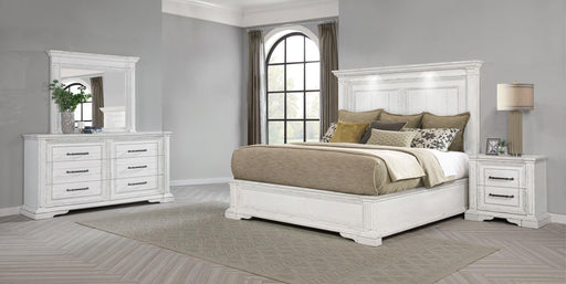 McKinney 4-piece Queen Bedroom Set Vintage White - 215871Q-S4