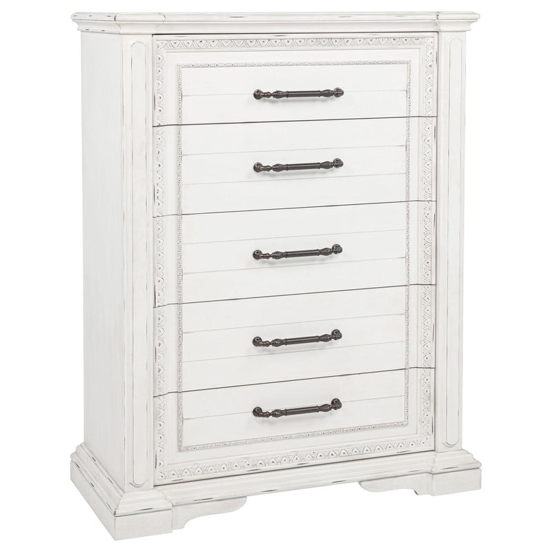 McKinney 5-piece Queen Bedroom Set Vintage White - 215871Q-S5