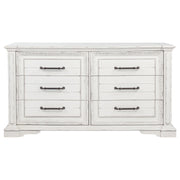 McKinney 6-drawer Bedroom Dresser Cabinet Vintage White - 215873