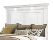 McKinney Eastern King LED Light Panel Bed Vintage White - 215871KE