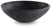 Meadie Distressed Black Bowl - A2000792