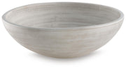 Meadie Distressed White Bowl - A2000789