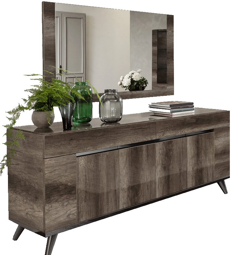 Medea Buffet W/Mirror Set - DMV Furniture