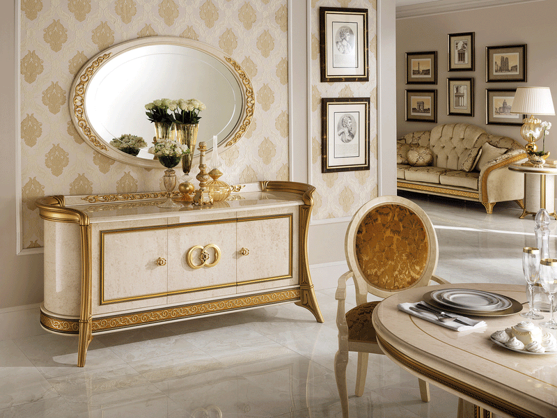 Melodia Mirror For Buffet/Vanity Dresser - i37883 - DMV Furniture