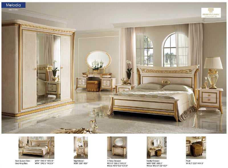 Melodia Night Bedroom Set - DMV Furniture