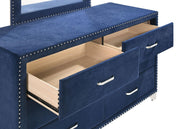 Melody 4-piece California King Bedroom Set Pacific Blue - 223371KW-S4