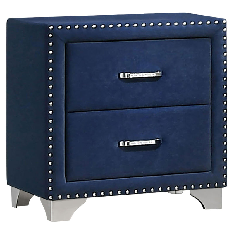 Melody 4-piece Eastern King Bedroom Set Pacific Blue - 223371KE-S4