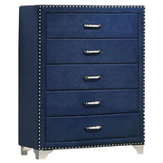 Melody 4-piece Queen Bedroom Set Pacific Blue - 223371Q-S4
