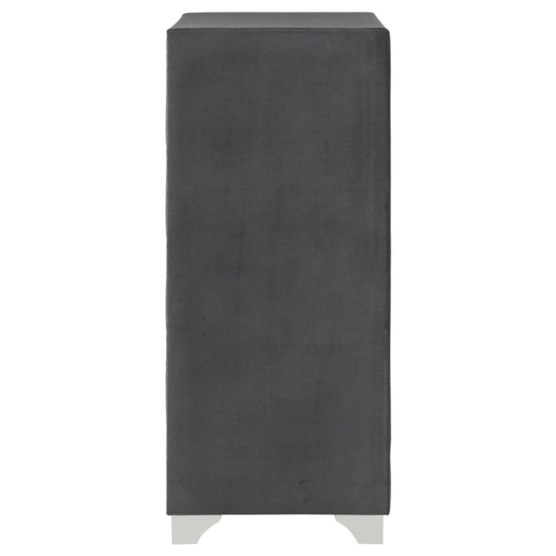 Melody 5-drawer Bedroom Chest Grey - 223385