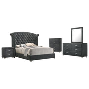 Melody 5-piece Queen Bedroom Set Grey - 223381Q-S5