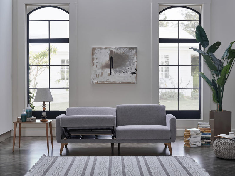 Memory Foam Sofa In A Box (Koopsi Basic Gray 110) - DMV FurnitureSleeper Sofa