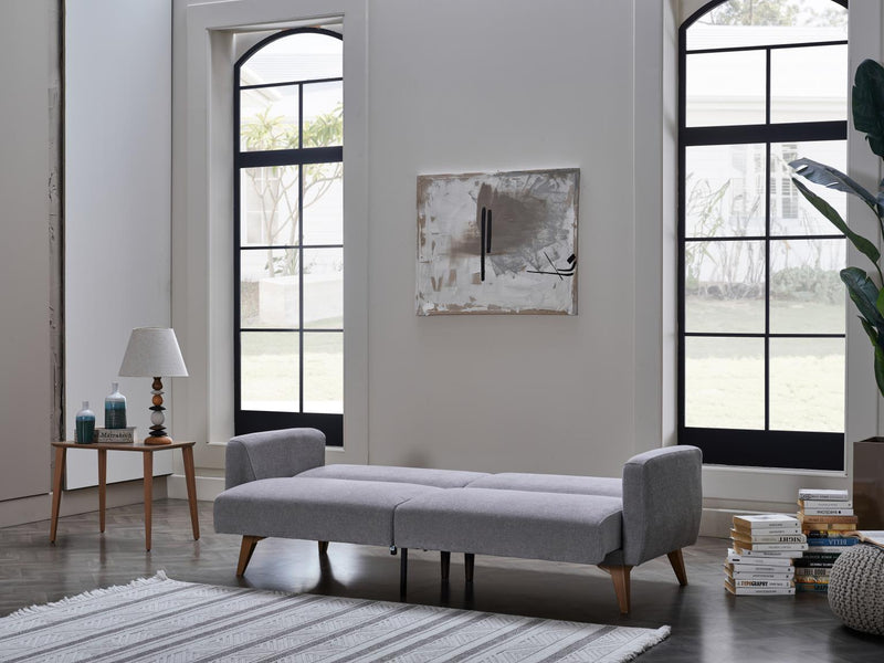Memory Foam Sofa In A Box (Koopsi Basic Gray 110) - DMV FurnitureSleeper Sofa