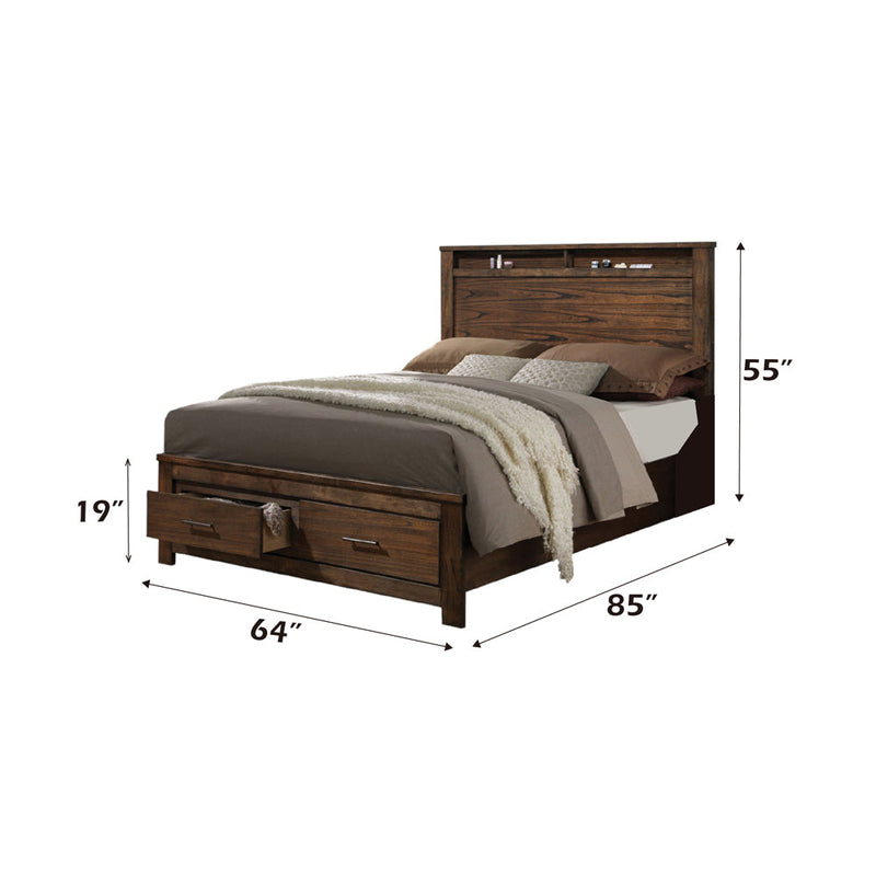 Merrilee Queen Bed W/Storage - 21680Q