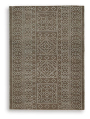 Merrittman Brown/Ivory 5' x 7' Area Rug - R407702