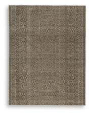 Merrittman Brown/Ivory 7'8" x 10' Area Rug - R407701