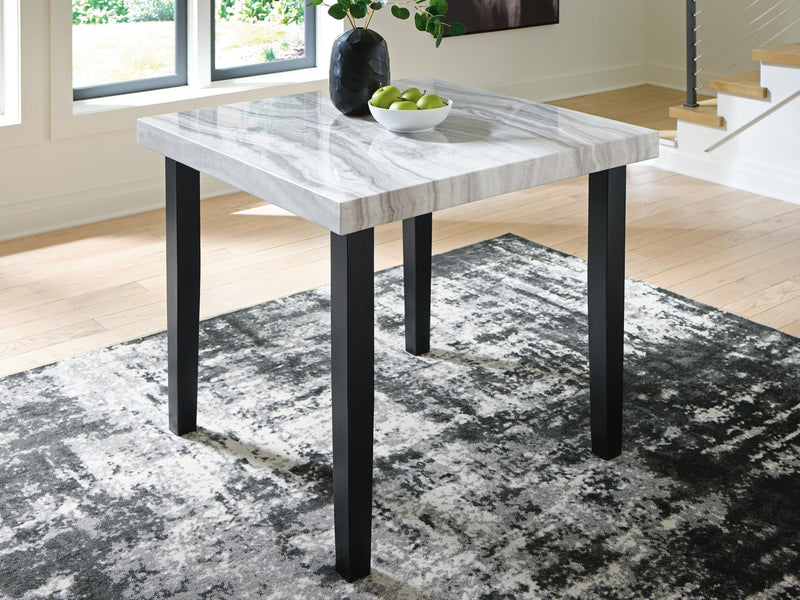 Mervannie Gray/Black Counter Height Dining Table - PCD571-13