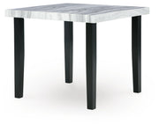 Mervannie Gray/Black Counter Height Dining Table - PCD571-13