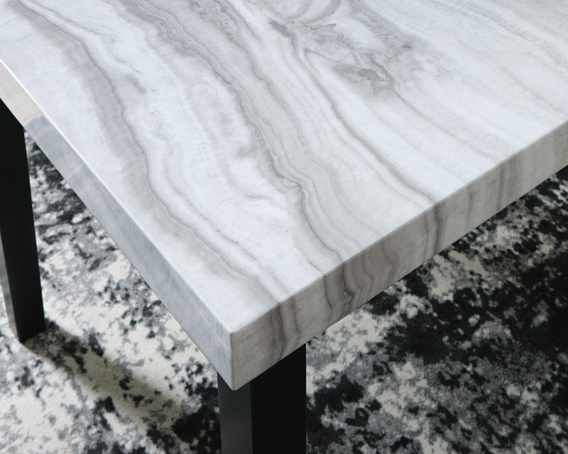 Mervannie Gray/Black Counter Height Dining Table - PCD571-13
