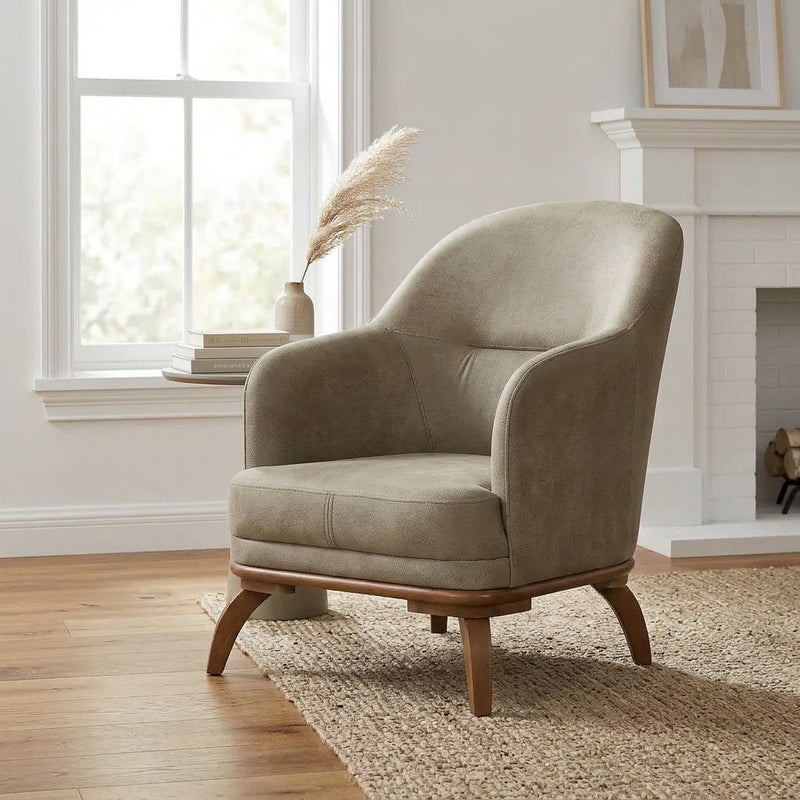 Mia Chair Beige in Beige - 101-MIA-ALA03-B