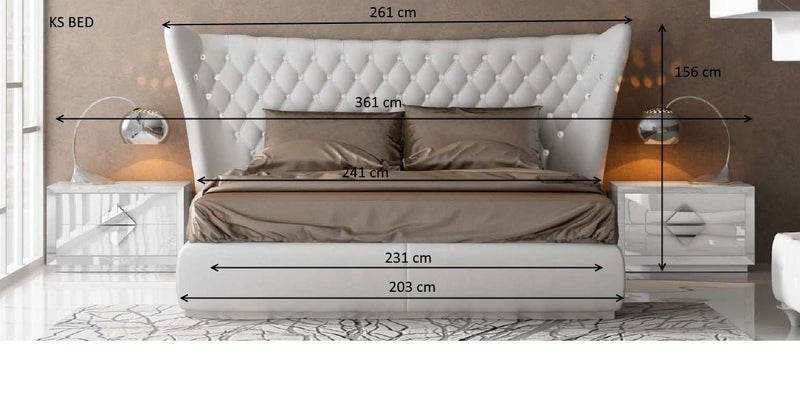 Miami Bed Queen - DMV FurnitureQueen Bed