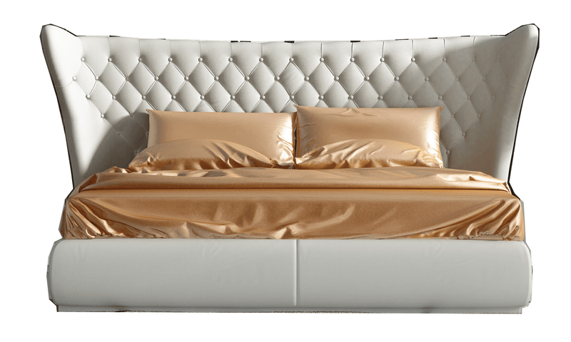 Miami King  Size Bed  White - i43854