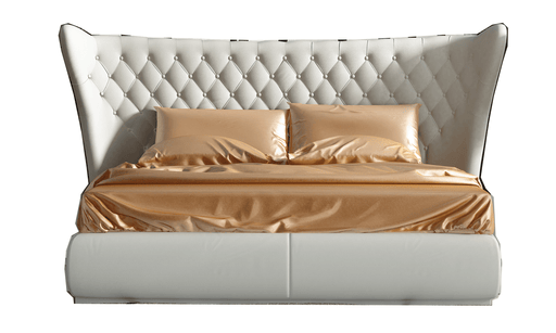 Miami Queen Size Bed White - i43192