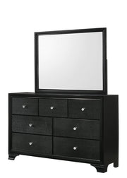 Micah Black LED Upholstered Panel Bedroom Set - DMV FurnitureBedroom Set