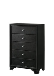 Micah Black LED Upholstered Panel Bedroom Set - DMV FurnitureBedroom Set