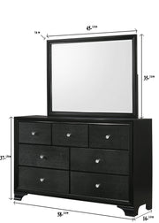 Micah Black LED Upholstered Panel Youth Bedroom Set - DMV FurnitureYouth Bedroom Set