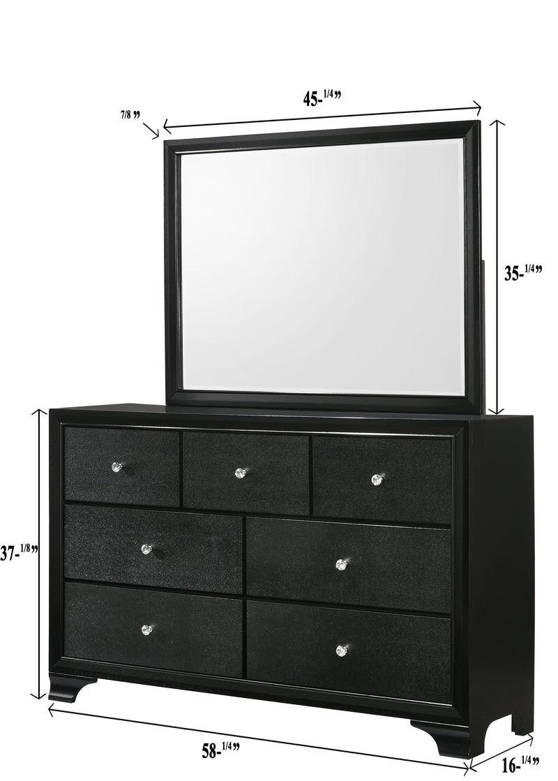 Micah Black LED Upholstered Panel Youth Bedroom Set - DMV FurnitureYouth Bedroom Set